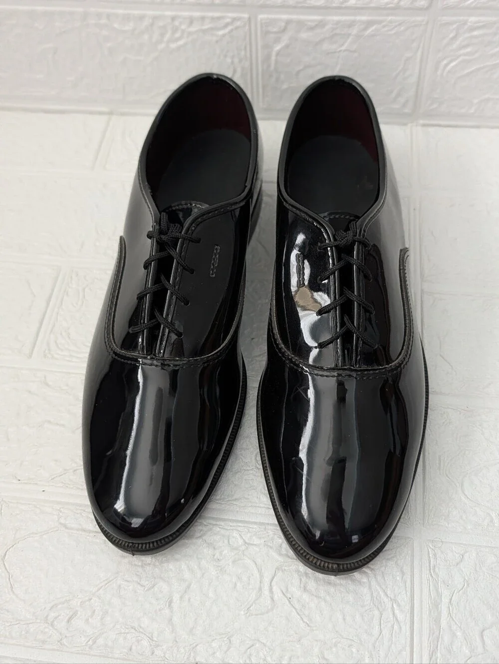 Gateway Formal Foot Men's Black Dress   Oxfords  Sleek Formal Lace-Ups Sz 9WW